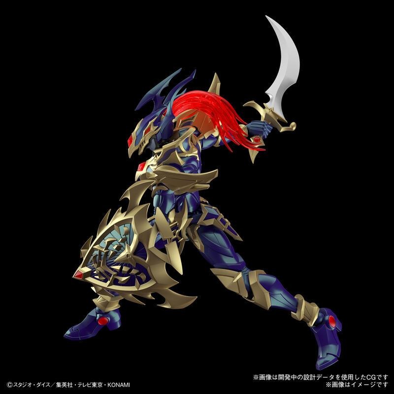 [BANDAI正品銀證]Figure-rise Standard 遊戲王 混沌士兵 混沌戰士 增幅版 組裝模型-細節圖7