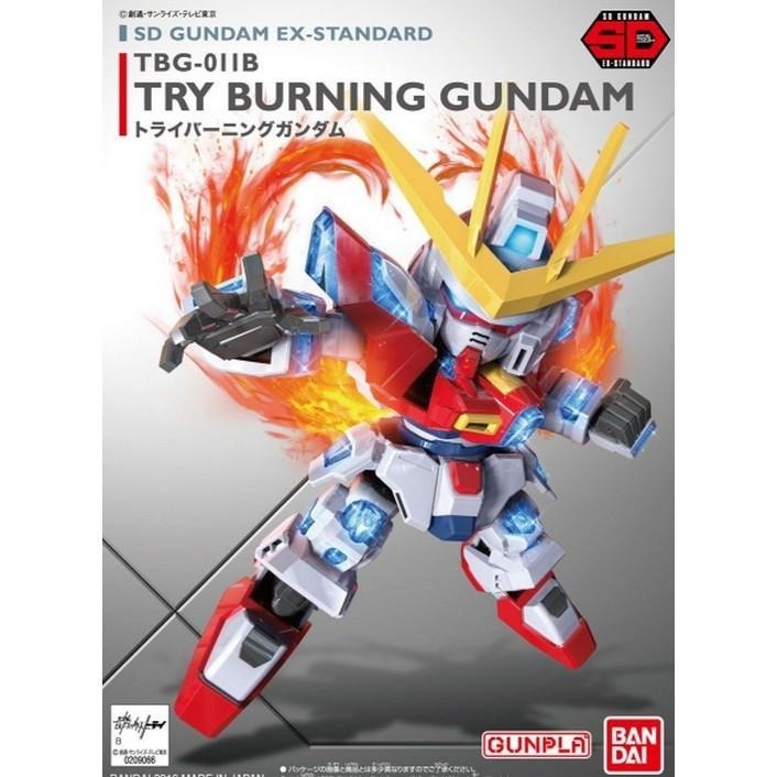 [BANDAI正品]SDEX 011 SD EX-STANDARD 燃燒鋼彈 TRY BURNING GUNDA-細節圖8