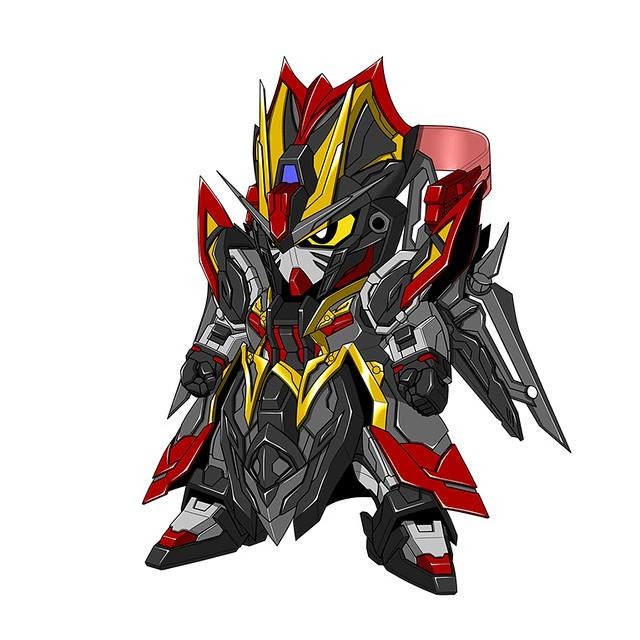 [BANDAI正品]SD鋼彈 三國創傑傳 25 荀彧 漆黑攻擊鋼彈-細節圖9