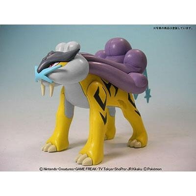 [BANDAI正品有銀標紙證]寶可夢 10 三聖獸 雷公 Pokémon PLAMO 收藏集 神奇寶貝 組裝模型-細節圖5