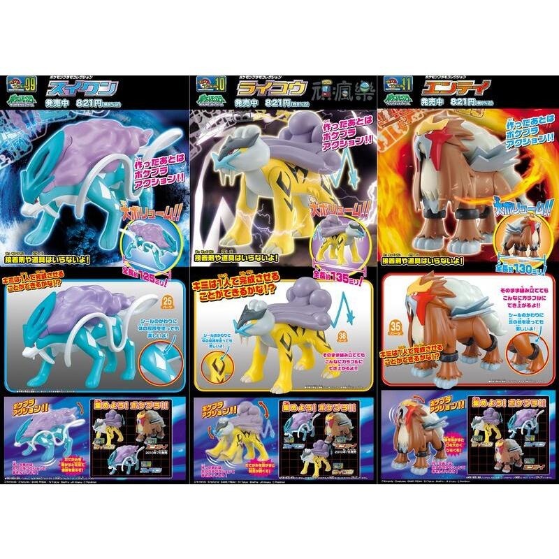 [BANDAI正品有銀標紙證]寶可夢 10 三聖獸 雷公 Pokémon PLAMO 收藏集 神奇寶貝 組裝模型-細節圖8