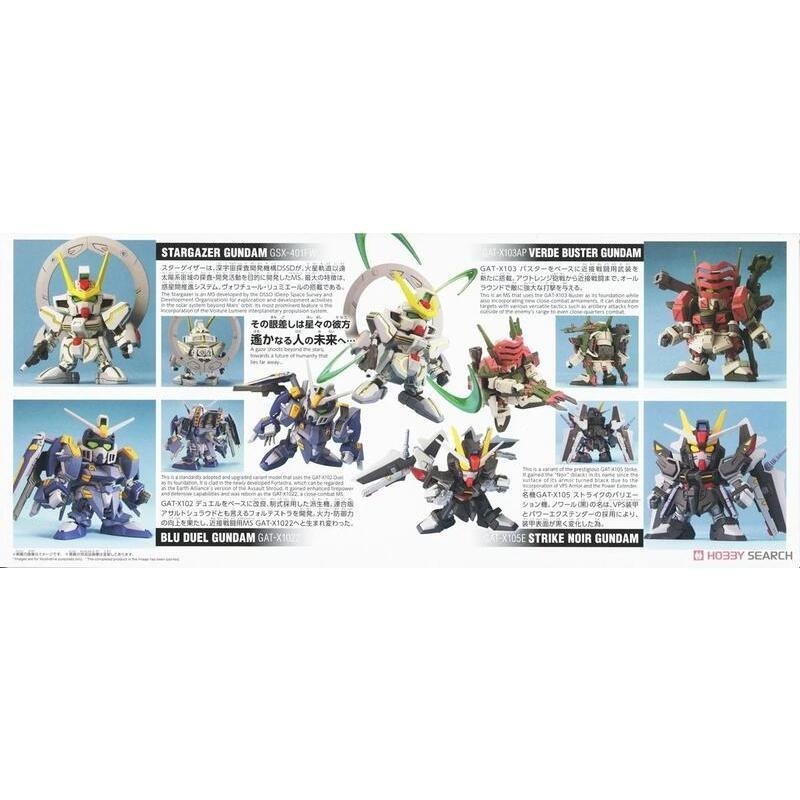 [BANDAI正品] BB戰士 C.E.73 -STARGAZER- 套裝 漆黑攻擊 蔚藍決鬥 翠綠風暴 觀星者-細節圖3