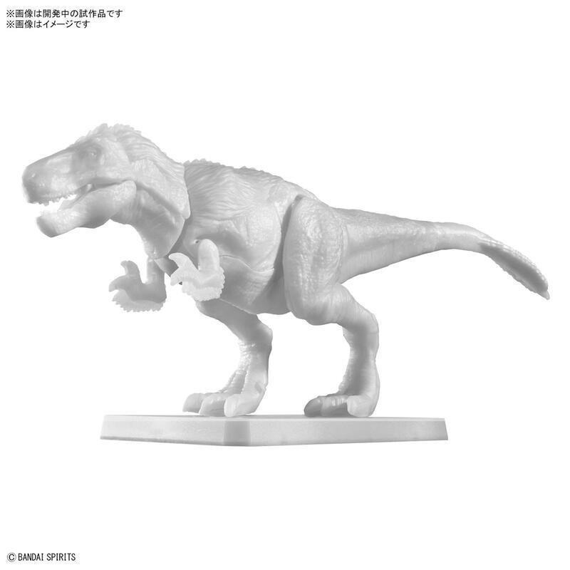 [BANDAI正品]新恐龍組裝模型  暴龍 Tyrannosaurus 繪畫版 自由塗裝版Ver.-細節圖2
