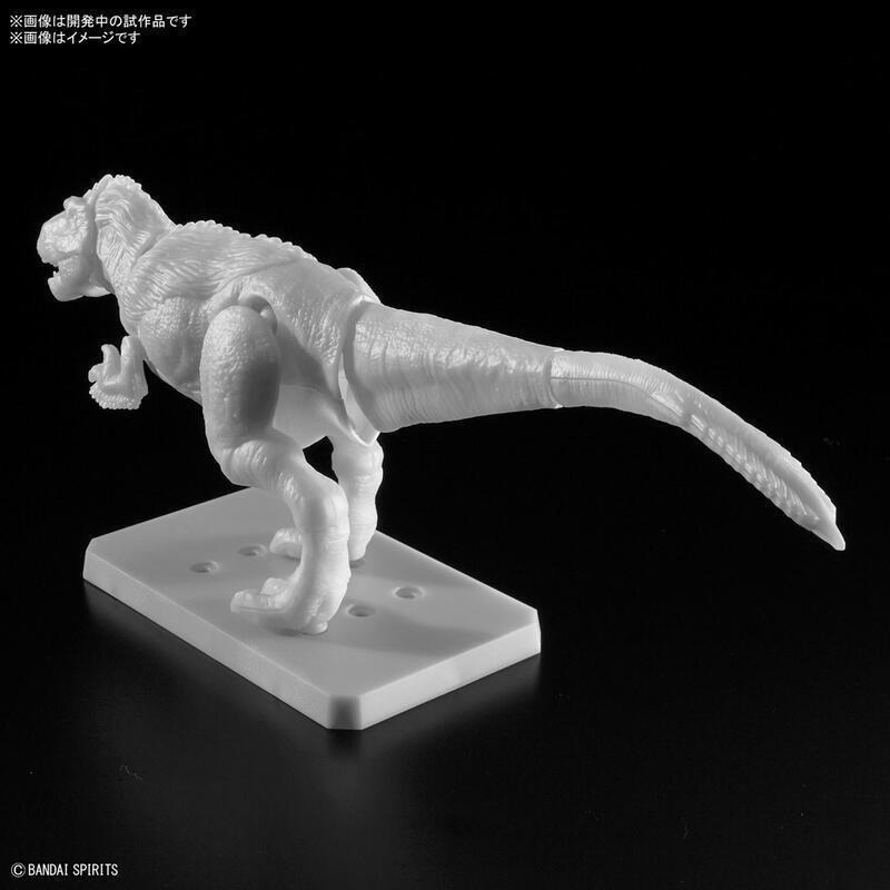 [BANDAI正品]新恐龍組裝模型  暴龍 Tyrannosaurus 繪畫版 自由塗裝版Ver.-細節圖4