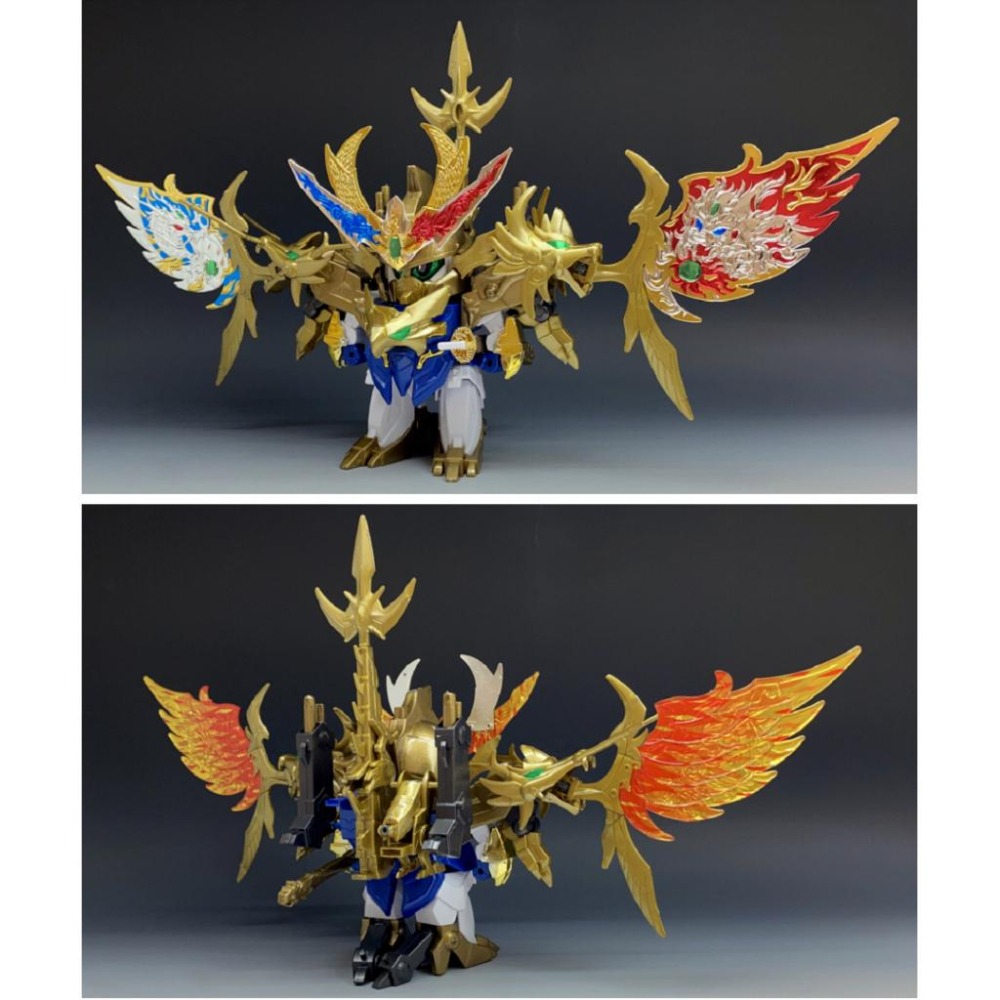 [BANDAI正品] BB戰士 167 超SD戰國傳 武神輝羅鋼 輝羅鋼極彩 輝神大將軍 獅龍鳳-細節圖2