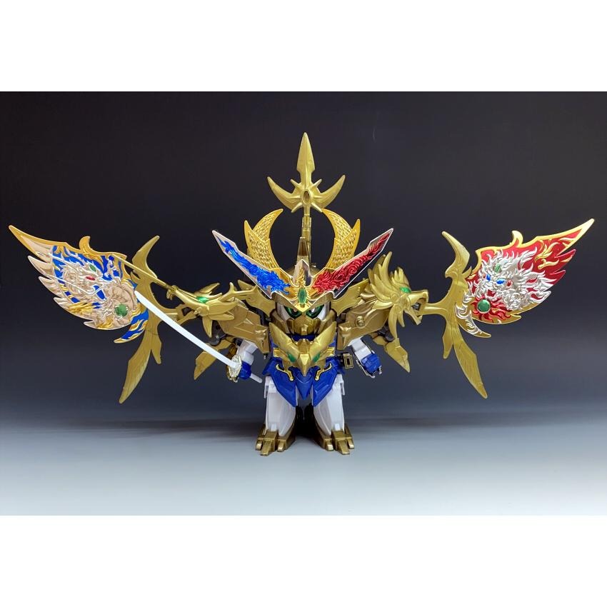 [BANDAI正品] BB戰士 167 超SD戰國傳 武神輝羅鋼 輝羅鋼極彩 輝神大將軍 獅龍鳳-細節圖3