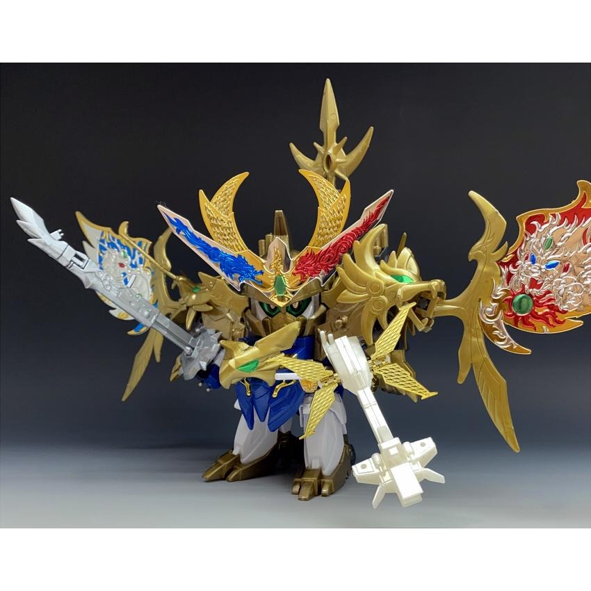 [BANDAI正品] BB戰士 167 超SD戰國傳 武神輝羅鋼 輝羅鋼極彩 輝神大將軍 獅龍鳳-細節圖6