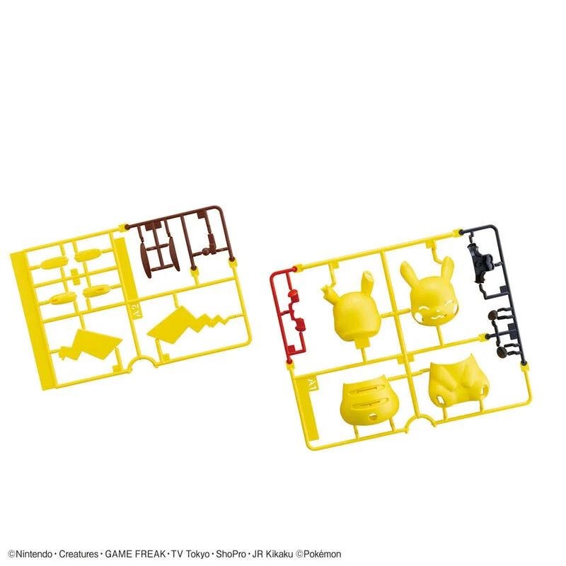 [BANDAI正品有銀標紙證] 寶可夢 快組版 16 皮卡丘 坐姿 神奇寶貝 POKEPLA收藏集 模型收藏-細節圖6