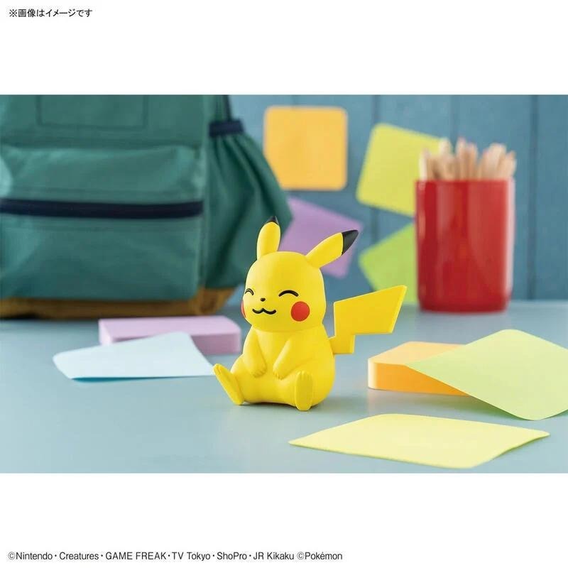 [BANDAI正品有銀標紙證] 寶可夢 快組版 16 皮卡丘 坐姿 神奇寶貝 POKEPLA收藏集 模型收藏-細節圖9
