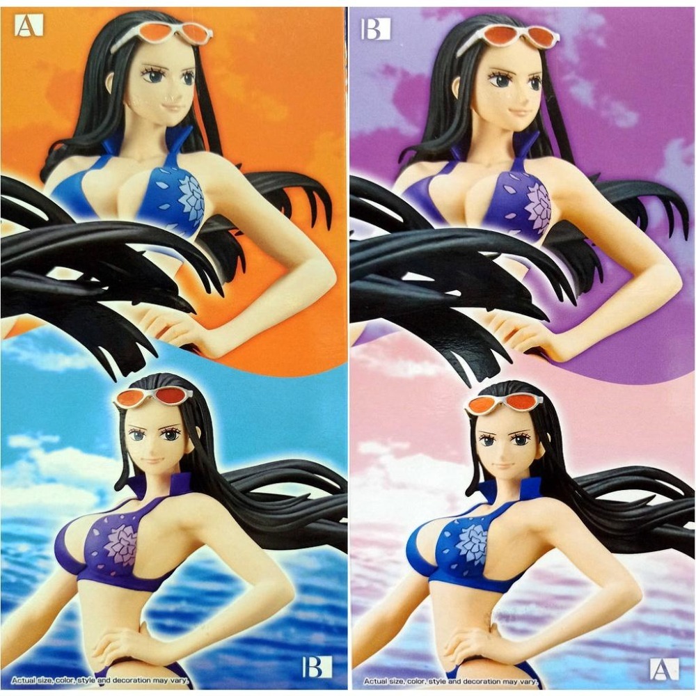 BANPRESTO正版 代理版 景品 航海王 GRANDLINE GIRLS假期 妮可羅賓(ver.A)&(ver.B)-細節圖3