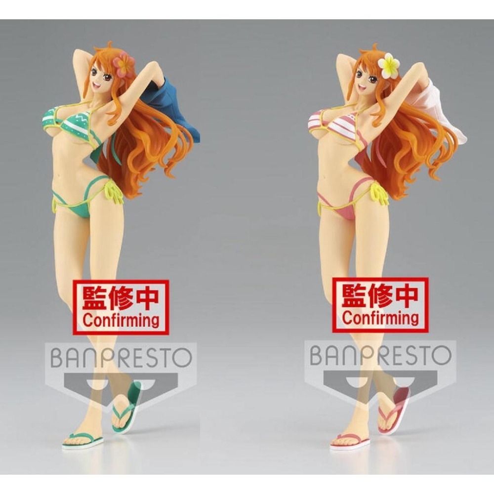 BANPRESTO正版 代理版 景品 海賊王 航海王 GRANDLINE GIRLS假期 娜美 ver.A ver.B-細節圖2
