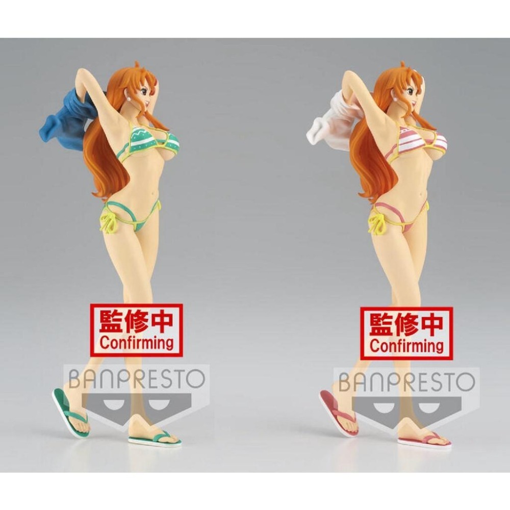 BANPRESTO正版 代理版 景品 海賊王 航海王 GRANDLINE GIRLS假期 娜美 ver.A ver.B-細節圖6