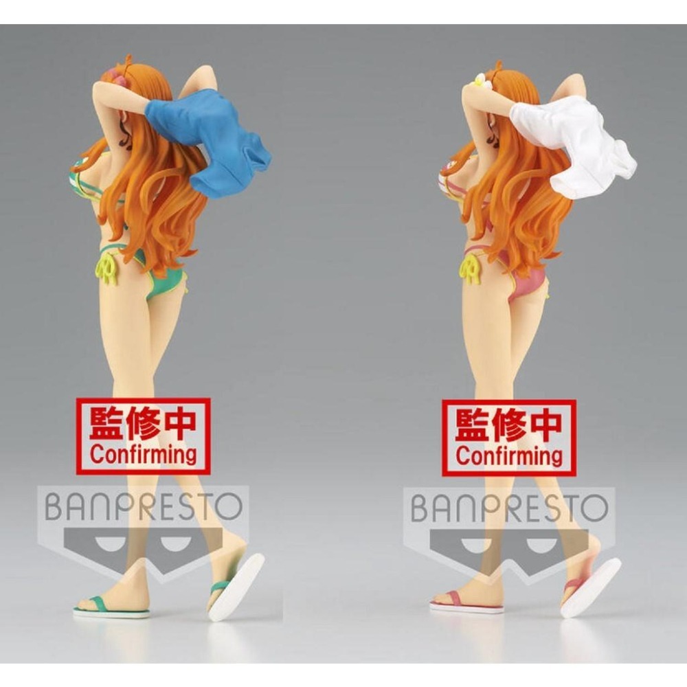 BANPRESTO正版 代理版 景品 海賊王 航海王 GRANDLINE GIRLS假期 娜美 ver.A ver.B-細節圖8