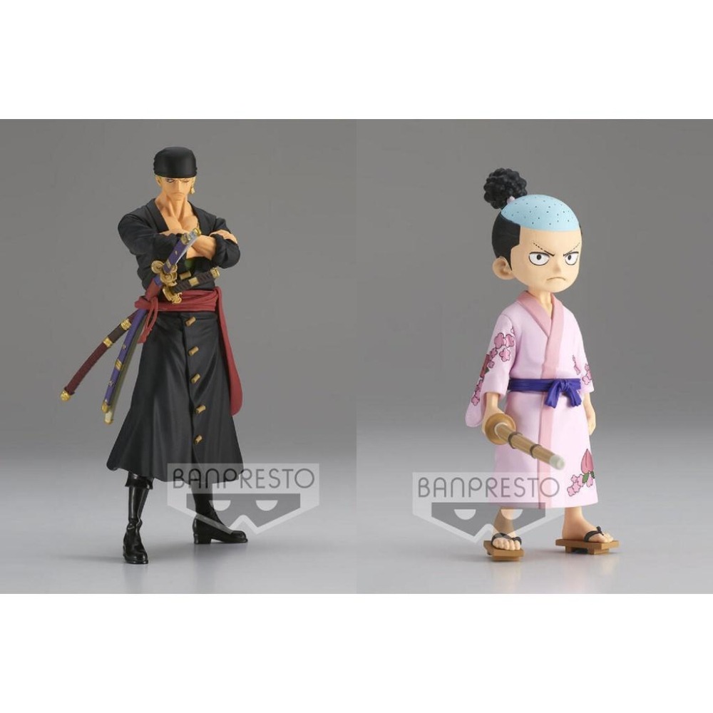BANPRESTO正版 代理版 景品 航海王 DXF 和之國 vol.5 (A:羅羅亞·索隆).(B:光月桃之助)-細節圖2
