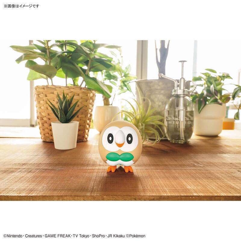 [BANDAI正品有銀標紙證] 寶可夢 快組版 10 木木梟 神奇寶貝 POKEPLA收藏集 模型收藏-細節圖8