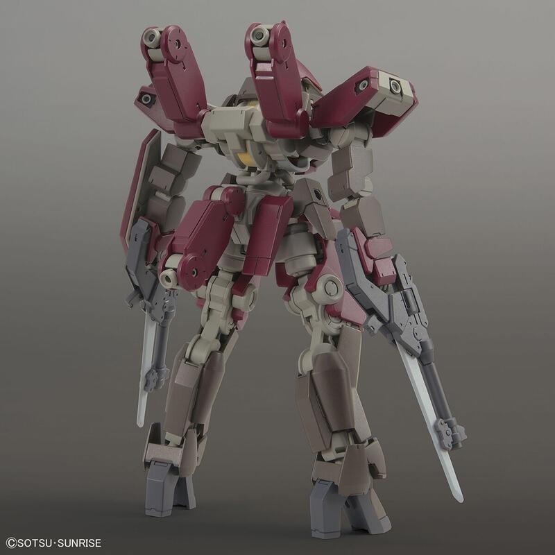 [BANDAI正品] 鐵血的孤兒 IBO 044 HG 1/144 燕式特裝機（賽克雷斯座機）-細節圖4