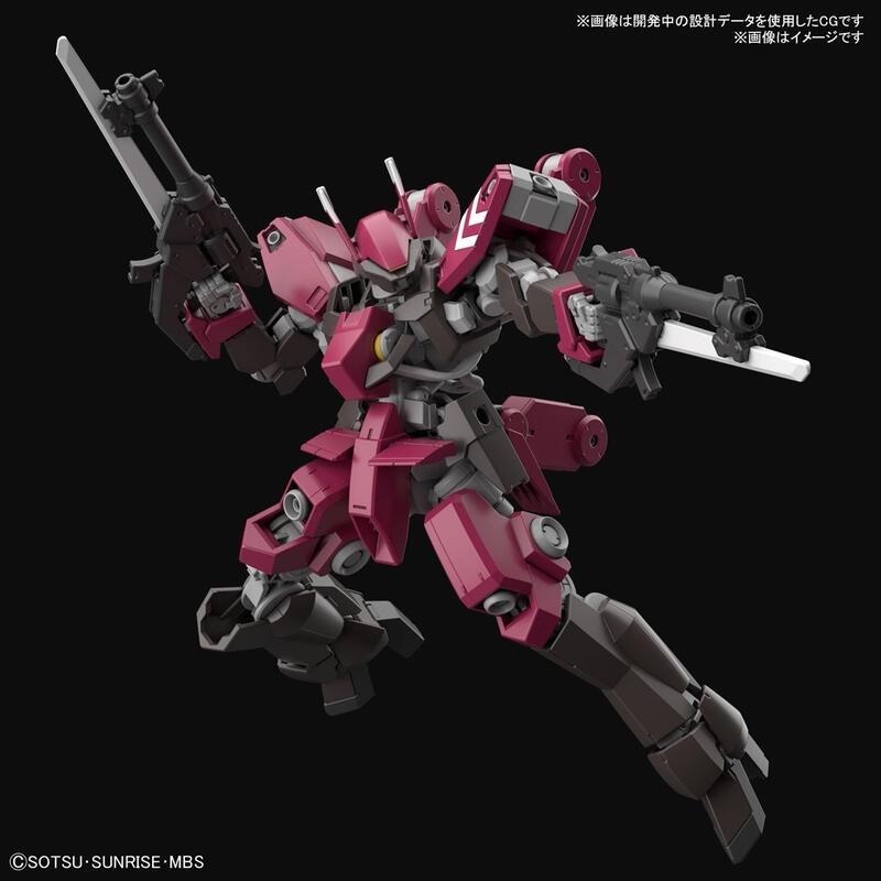 [BANDAI正品] 鐵血的孤兒 IBO 044 HG 1/144 燕式特裝機（賽克雷斯座機）-細節圖5