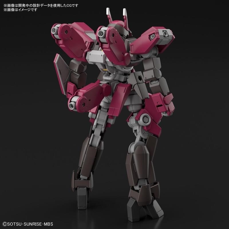 [BANDAI正品] 鐵血的孤兒 IBO 044 HG 1/144 燕式特裝機（賽克雷斯座機）-細節圖6