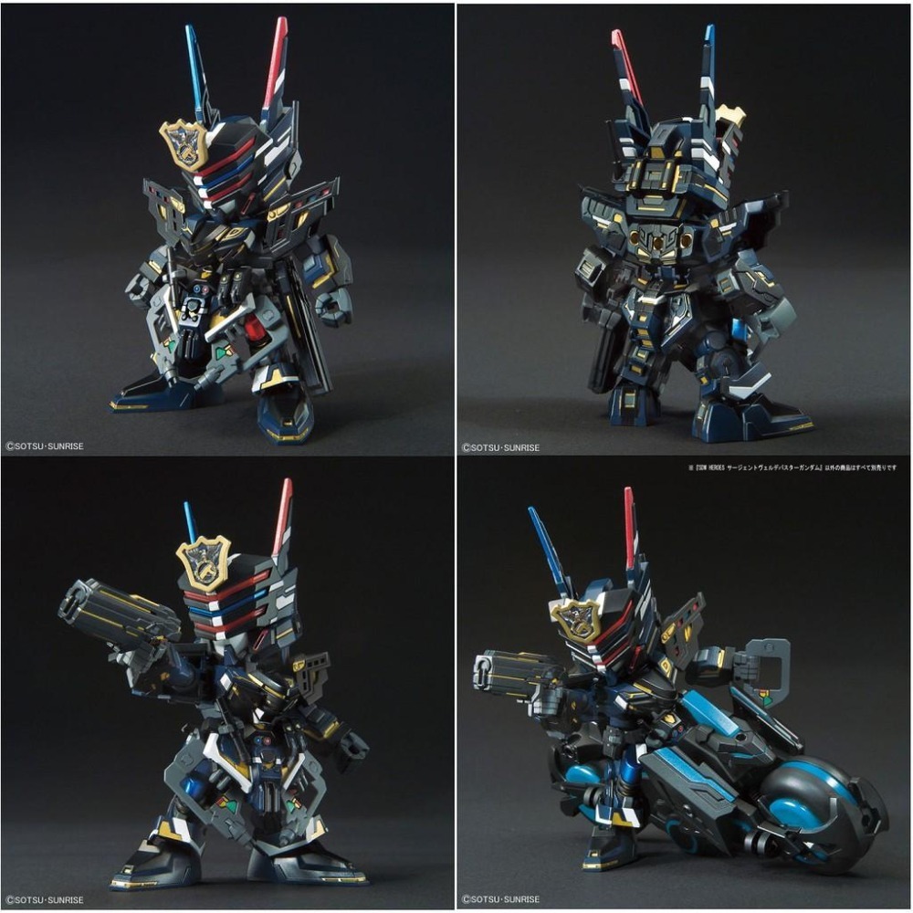 [BANDAI正品]SD鋼彈世界 群英集 03 警官翠綠暴風鋼彈 SDW HEROES-細節圖2