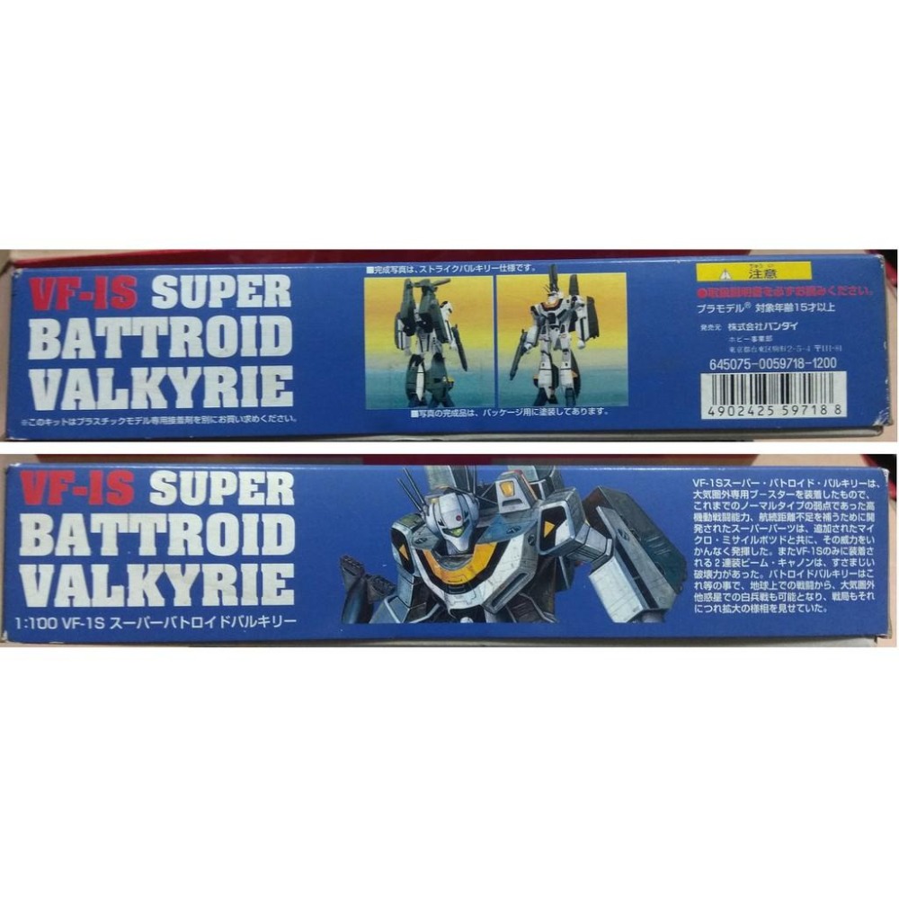 [BANDAI正品]【絶版品】超時空要塞1/100 VF-1S 15週年紀念電鍍版-細節圖3