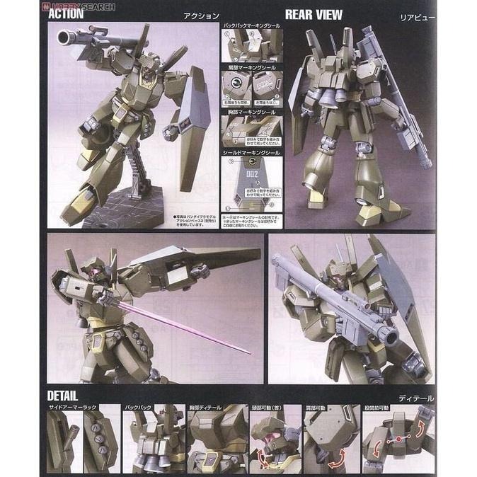 [BANDAI正品] HGUC 123 RGM-89De 傑鋼 JEGAN ECOAS TYPE ECOAS規格-細節圖7