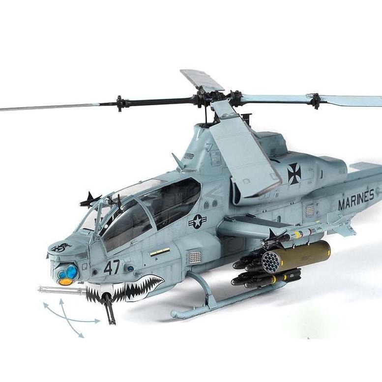 ACADEMY 愛德美 1/35 USMC AH-1Z 美國海軍陸戰隊 眼鏡蛇直升機 Shark Mouth 鯊魚嘴-細節圖4