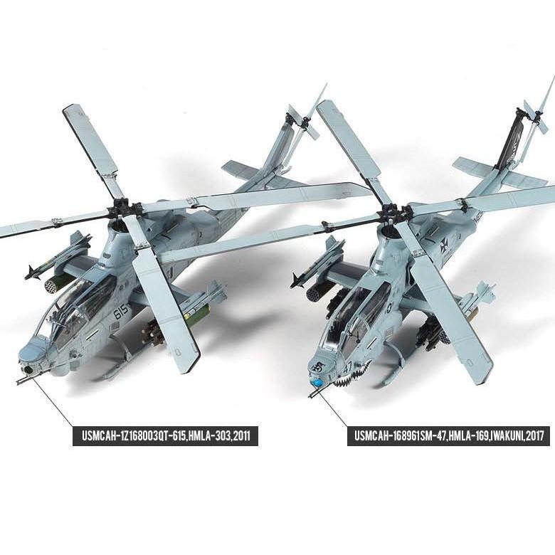 ACADEMY 愛德美 1/35 USMC AH-1Z 美國海軍陸戰隊 眼鏡蛇直升機 Shark Mouth 鯊魚嘴-細節圖6