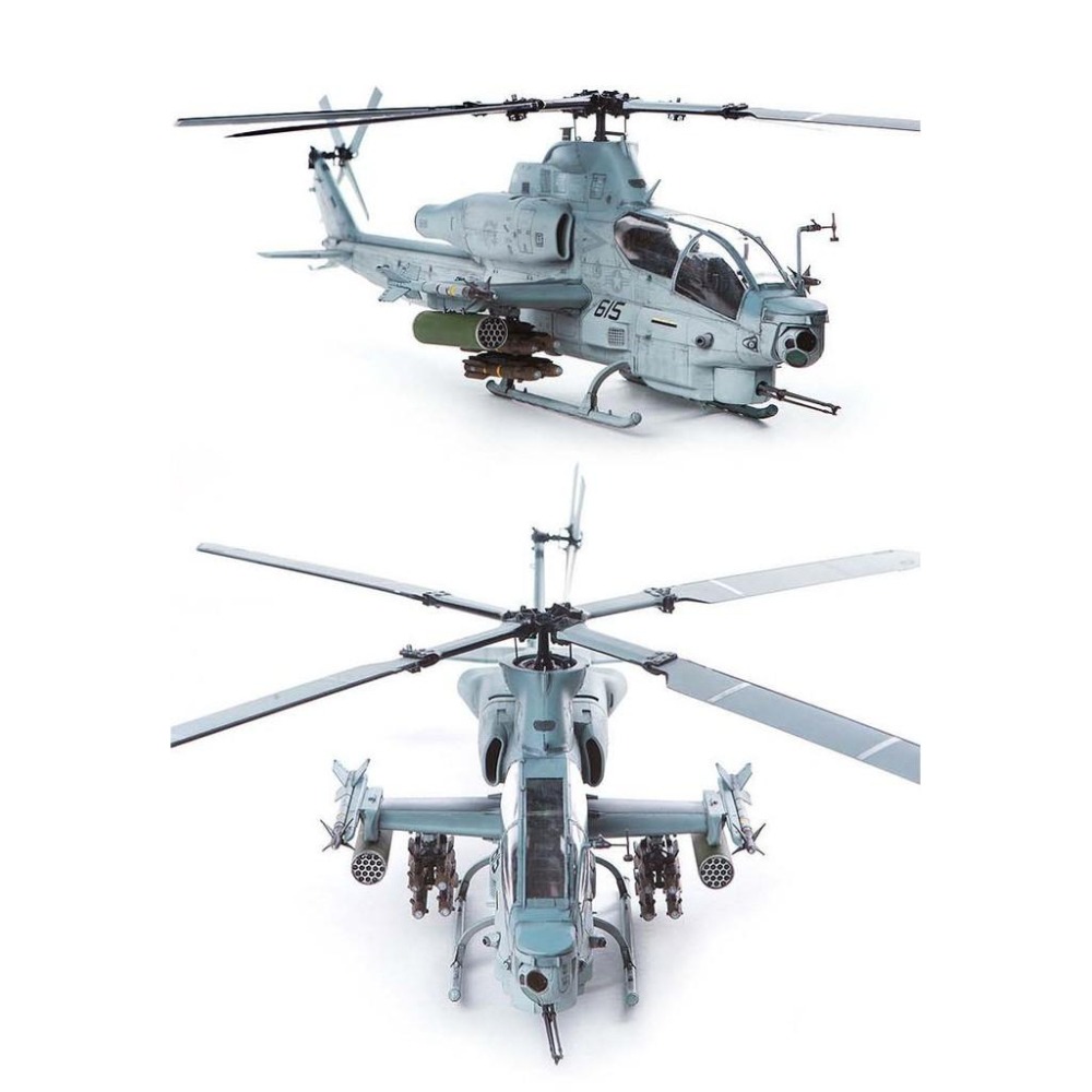 ACADEMY 愛德美 1/35 USMC AH-1Z 美國海軍陸戰隊 眼鏡蛇直升機 Shark Mouth 鯊魚嘴-細節圖7