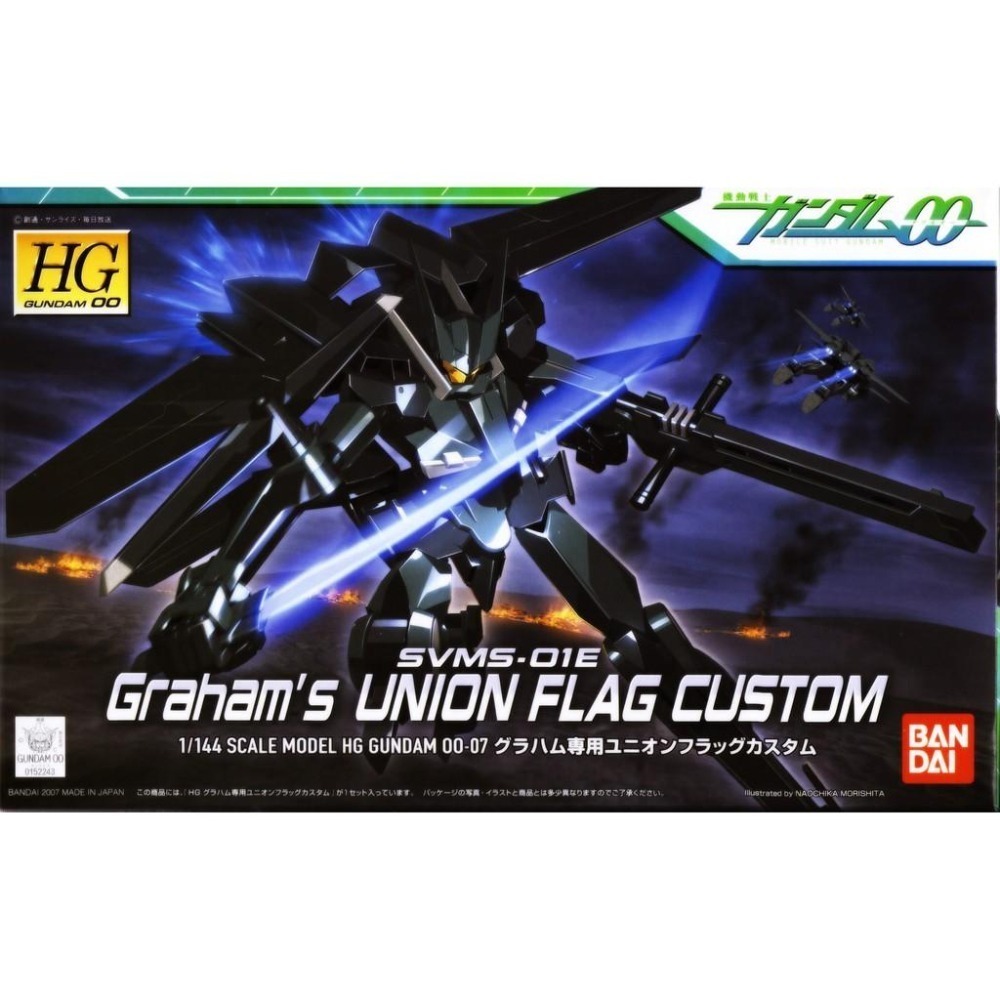 [BANDAI正品]OO鋼彈 00 07 HG 1/144 SVMS-012 葛拉漢專用 聯合旗幟式-細節圖10