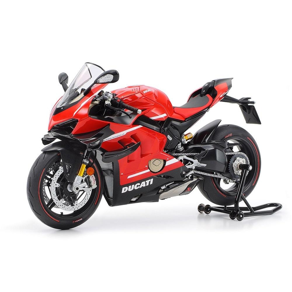 TAMIYA正品 田宮 1/12 杜卡迪 Ducati Superleggera V4 重機 機車組裝模型-細節圖2