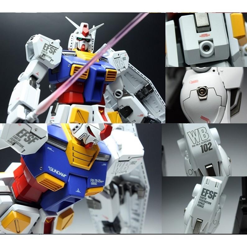 [BANDAI正品] MG 1/100 RX-78-2 GUNDAM Ver.Ka 初鋼 初代鋼彈 卡版 機動戰士鋼彈-細節圖8