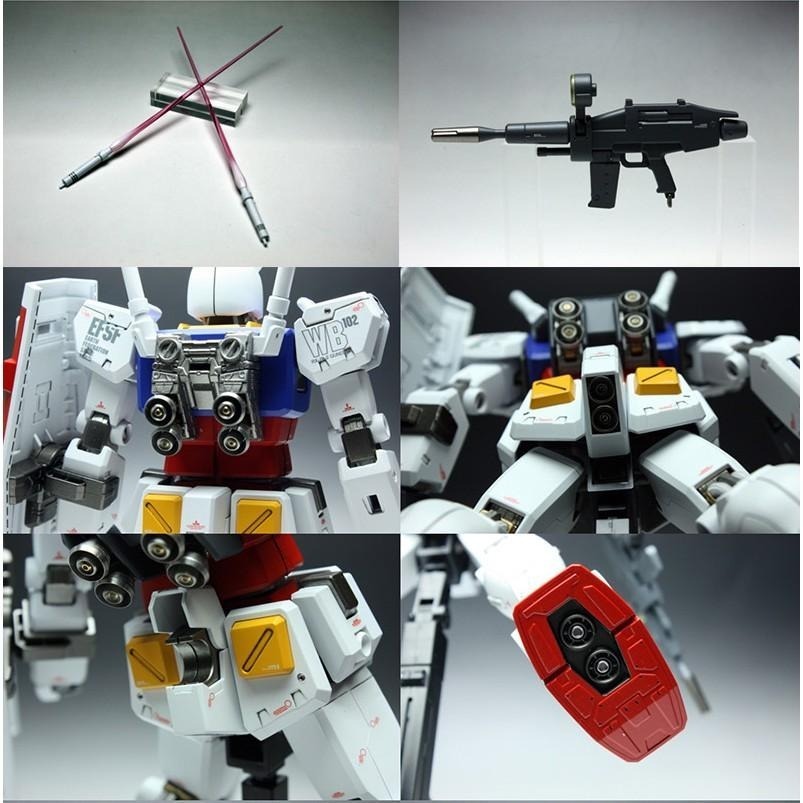 [BANDAI正品] MG 1/100 RX-78-2 GUNDAM Ver.Ka 初鋼 初代鋼彈 卡版 機動戰士鋼彈-細節圖9