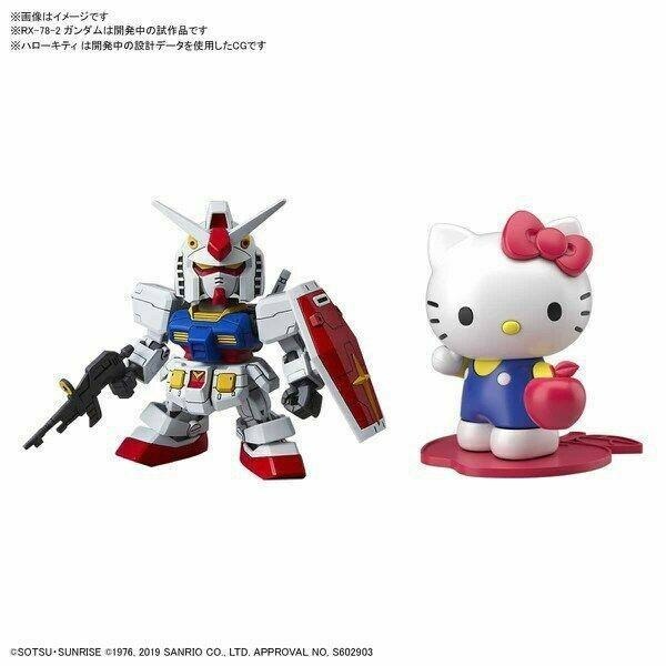 [BANDAI正品] SD 鋼彈凱蒂貓 SPIRITS HELLO KITTY RX-78-2 週年限定-細節圖2