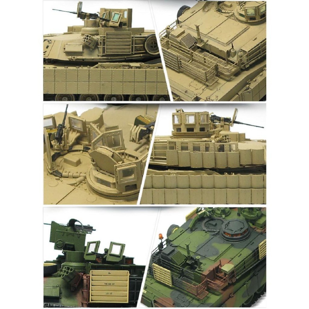 ACADEMY 愛德美 1/35 U.S. Army M1A2 艾布蘭主力戰車 TUSK II 巷戰二型-細節圖4