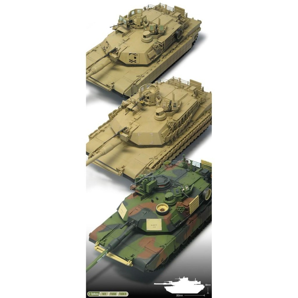 ACADEMY 愛德美 1/35 U.S. Army M1A2 艾布蘭主力戰車 TUSK II 巷戰二型-細節圖7