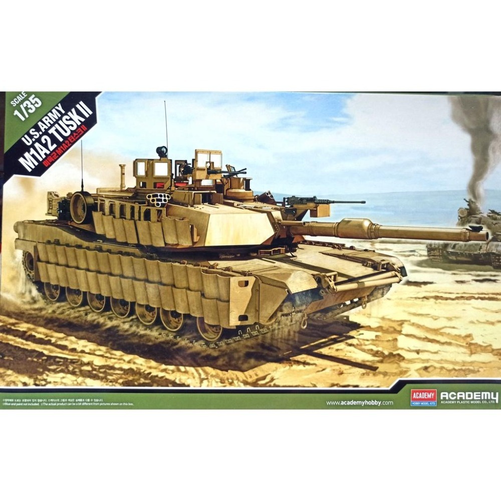 ACADEMY 愛德美 1/35 U.S. Army M1A2 艾布蘭主力戰車 TUSK II 巷戰二型-細節圖9