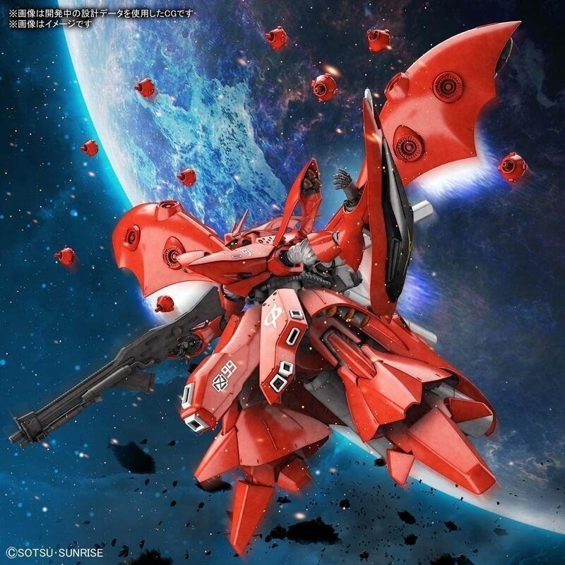 [BANDAI正品]HGUC 240 1/144 HG 夜鶯 MSN-04 II NIGHTGALE 逆襲的夏亞-細節圖9