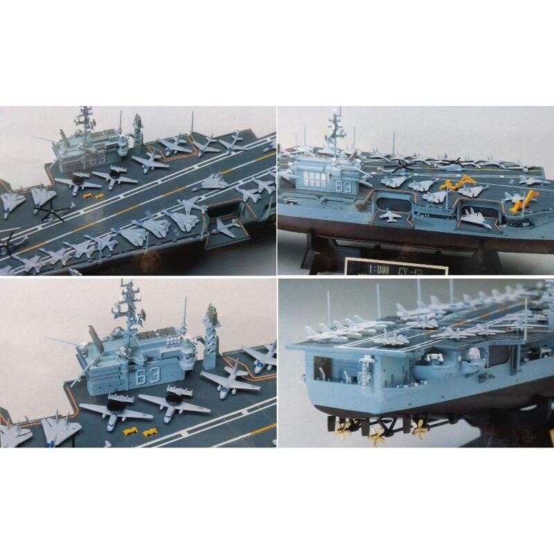ACADEMY 愛德美 1/800 美軍 CV-63 USS KITTY HAWK 小鷹號 航空母艦-細節圖4