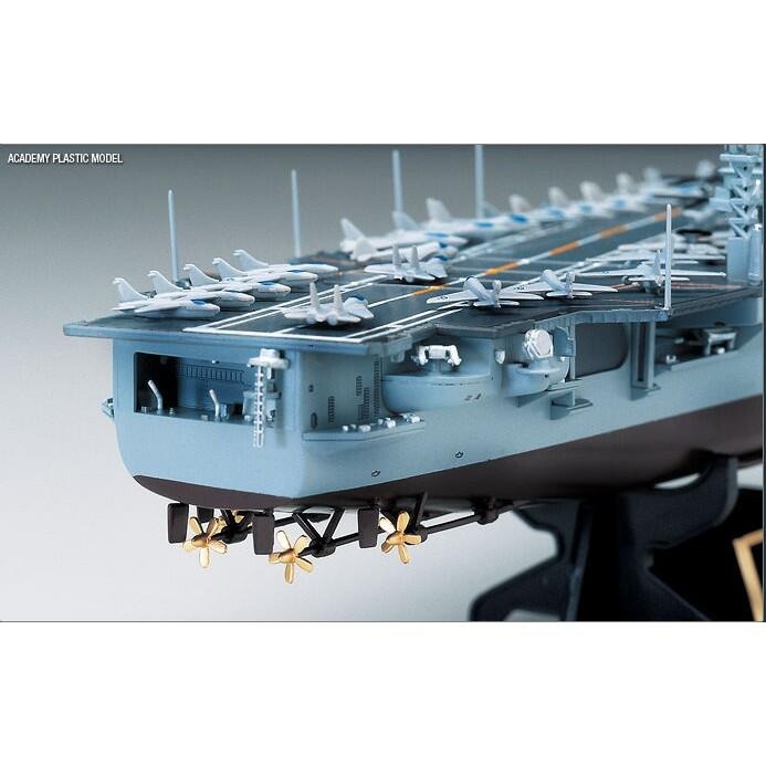 ACADEMY 愛德美 1/800 美軍 CV-63 USS KITTY HAWK 小鷹號 航空母艦-細節圖5