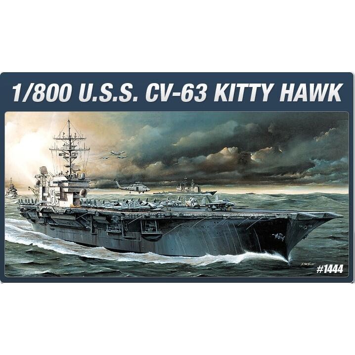 ACADEMY 愛德美 1/800 美軍 CV-63 USS KITTY HAWK 小鷹號 航空母艦-細節圖6