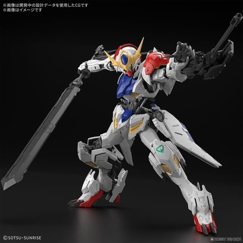 [BANDAI正品] MG 1/100 鐵血的孤兒 IBO 天狼型獵魔鋼彈 BARBATOS LUPUS-細節圖5