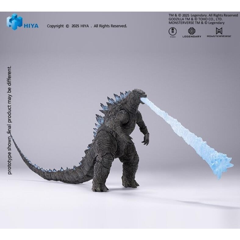 代理版 HIYA 海雅 哥吉拉 2014 熱能射線 輻射熱線 透光 16CM 可動 EBG0079-細節圖5