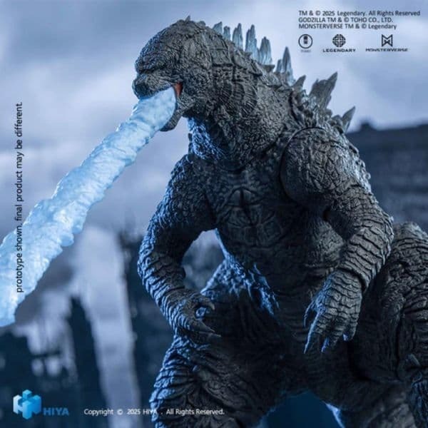 代理版 HIYA 海雅 哥吉拉 2014 熱能射線 輻射熱線 透光 16CM 可動 EBG0079-細節圖2