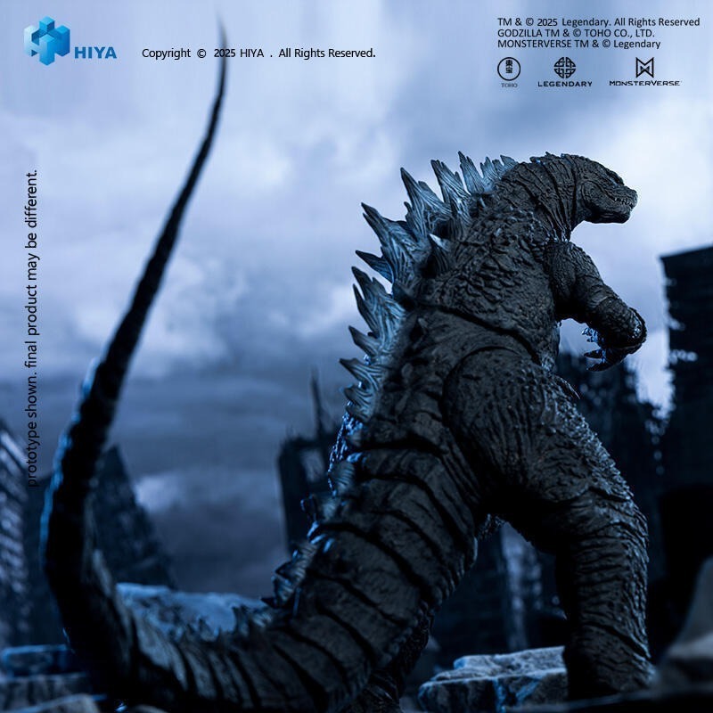 代理版 HIYA 海雅 哥吉拉 2014 熱能射線 輻射熱線 透光 16CM 可動 EBG0079-細節圖3