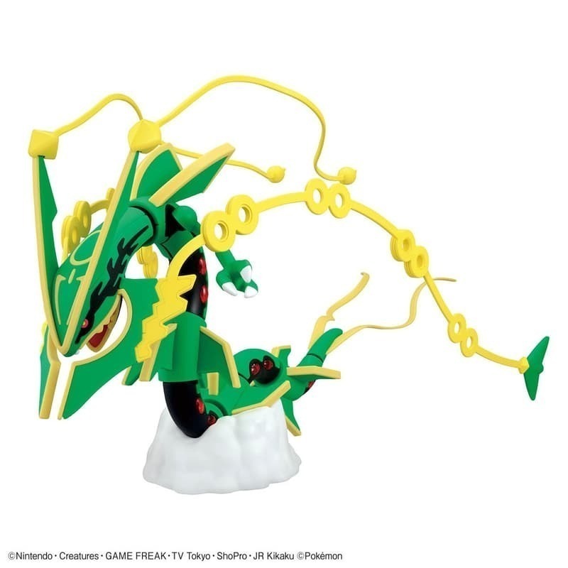 [BANDAI正品有銀標紙證]寶可夢 61 超級烈空座 Pokémon PLAMO 收藏集 神奇寶貝 組裝模型-細節圖2