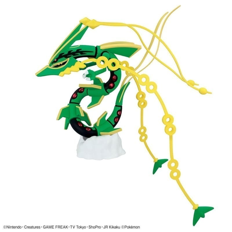 [BANDAI正品有銀標紙證]寶可夢 61 超級烈空座 Pokémon PLAMO 收藏集 神奇寶貝 組裝模型-細節圖4