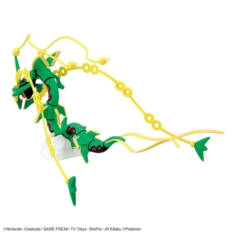 [BANDAI正品有銀標紙證]寶可夢 61 超級烈空座 Pokémon PLAMO 收藏集 神奇寶貝 組裝模型-細節圖5