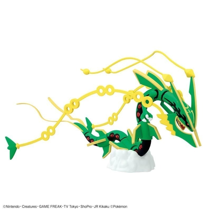 [BANDAI正品有銀標紙證]寶可夢 61 超級烈空座 Pokémon PLAMO 收藏集 神奇寶貝 組裝模型-細節圖7