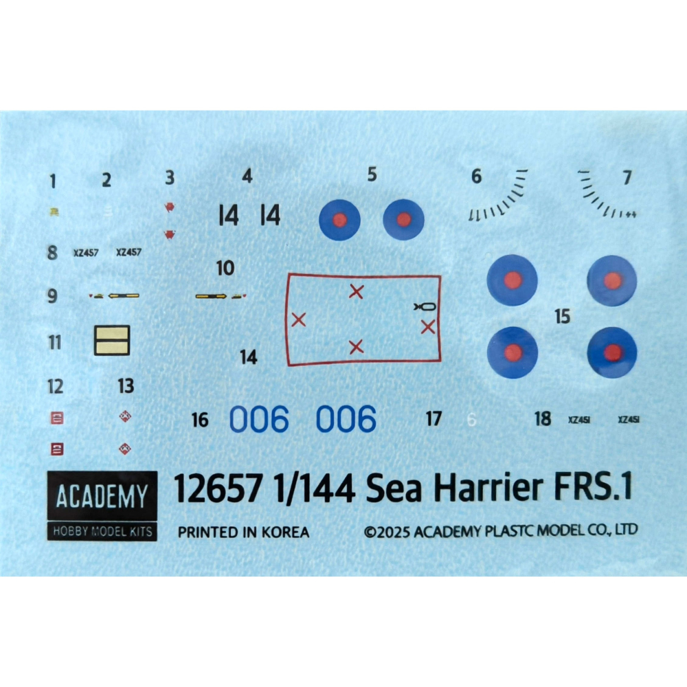 ACADEMY 愛德美 1/144 Sea Harrier FRS.1 海獵鷹戰鬥攻擊機-細節圖3
