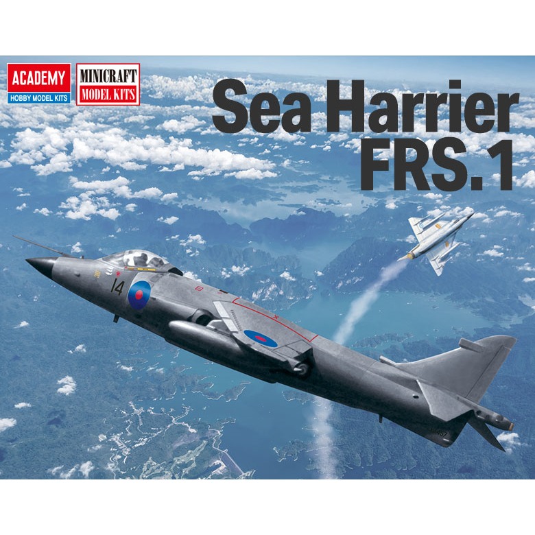 ACADEMY 愛德美 1/144 Sea Harrier FRS.1 海獵鷹戰鬥攻擊機-細節圖5